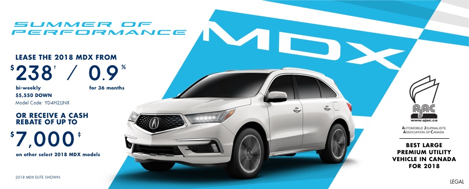 2018 Acura MDX | Summer of Performance 2018 Acura MDX | Summer of Performance