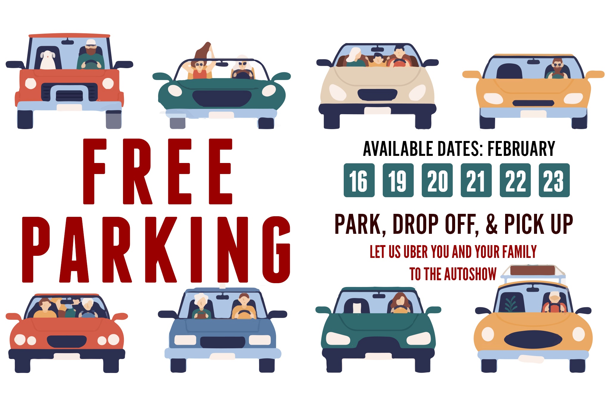 Autoshow 2019 | Park, Drop off & Pick up Autoshow 2019 | Park, Drop off & Pick up