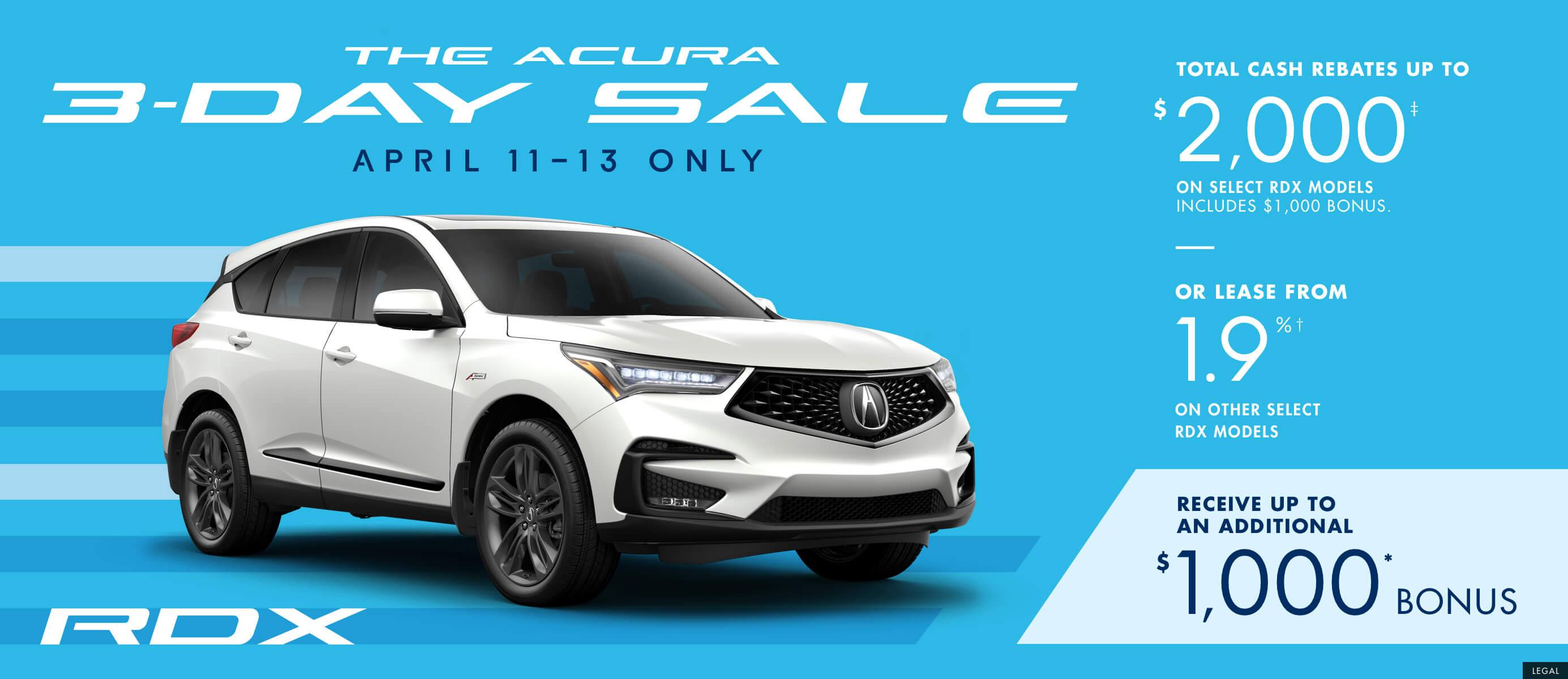 2019 Acura RDX | The Acura 3 Day Sale 2019 Acura RDX | The Acura 3 Day Sale