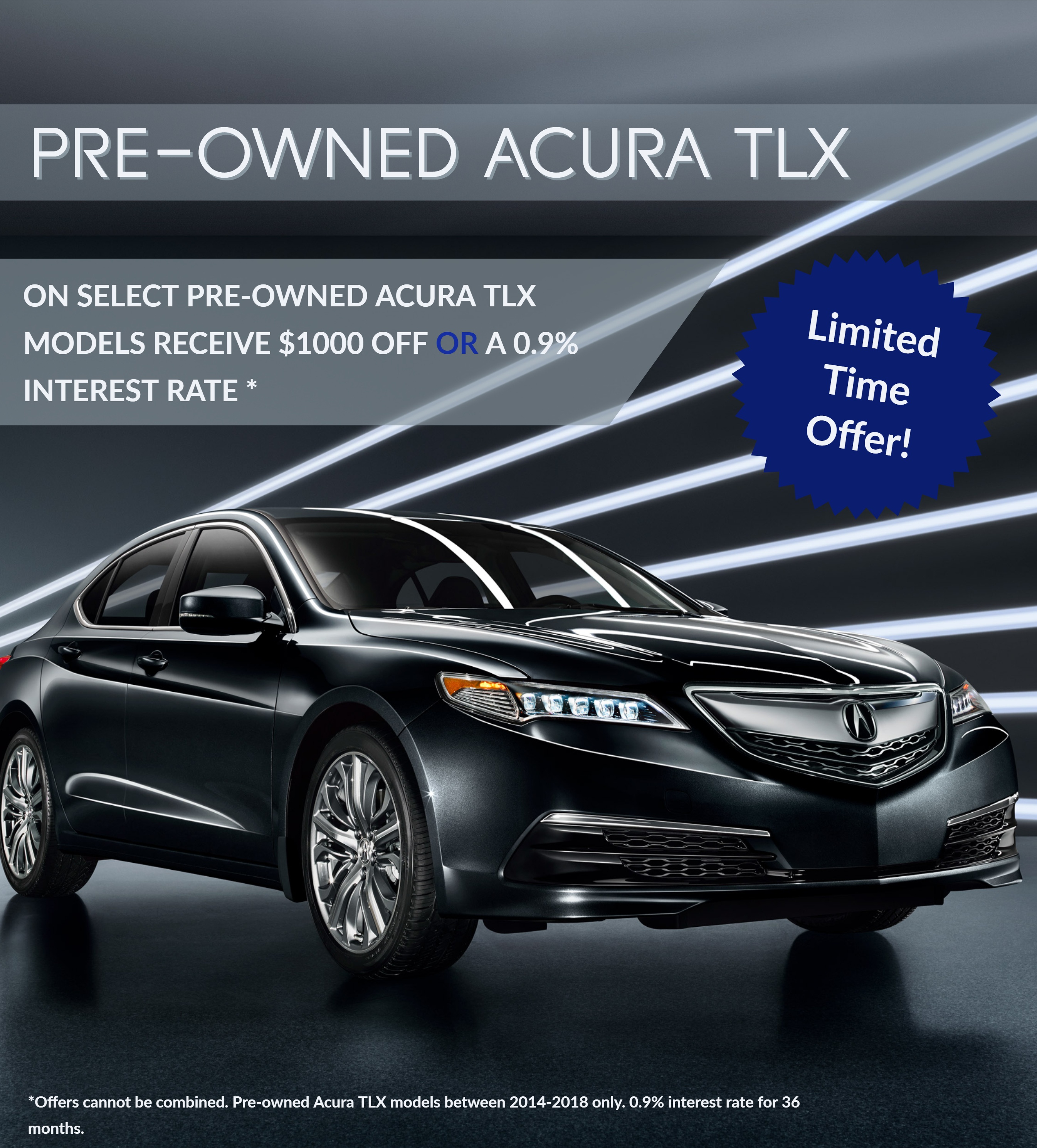 Pre-Owned Acura TLX | Limited Time Offer Pre-Owned Acura TLX | Limited Time Offer