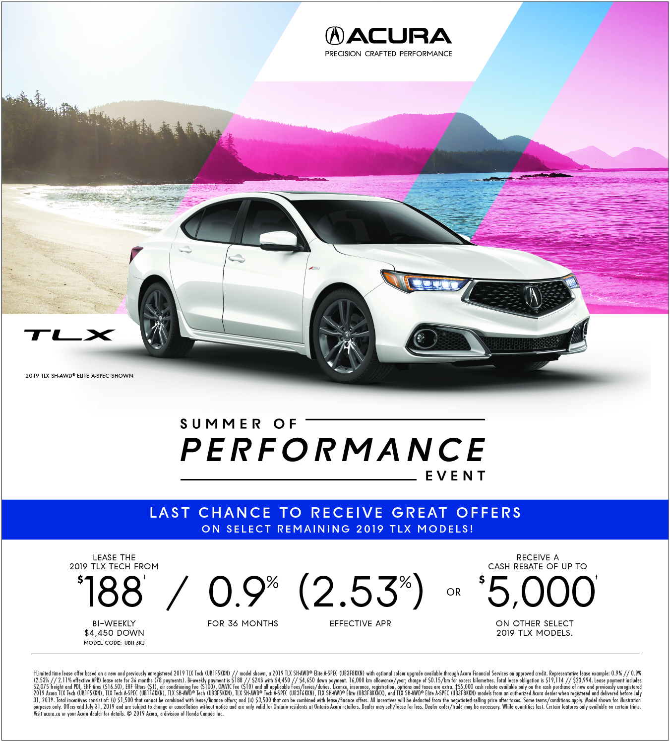 2019 Acura TLX | Summer of Performance Event 2019 Acura TLX | Summer of Performance Event