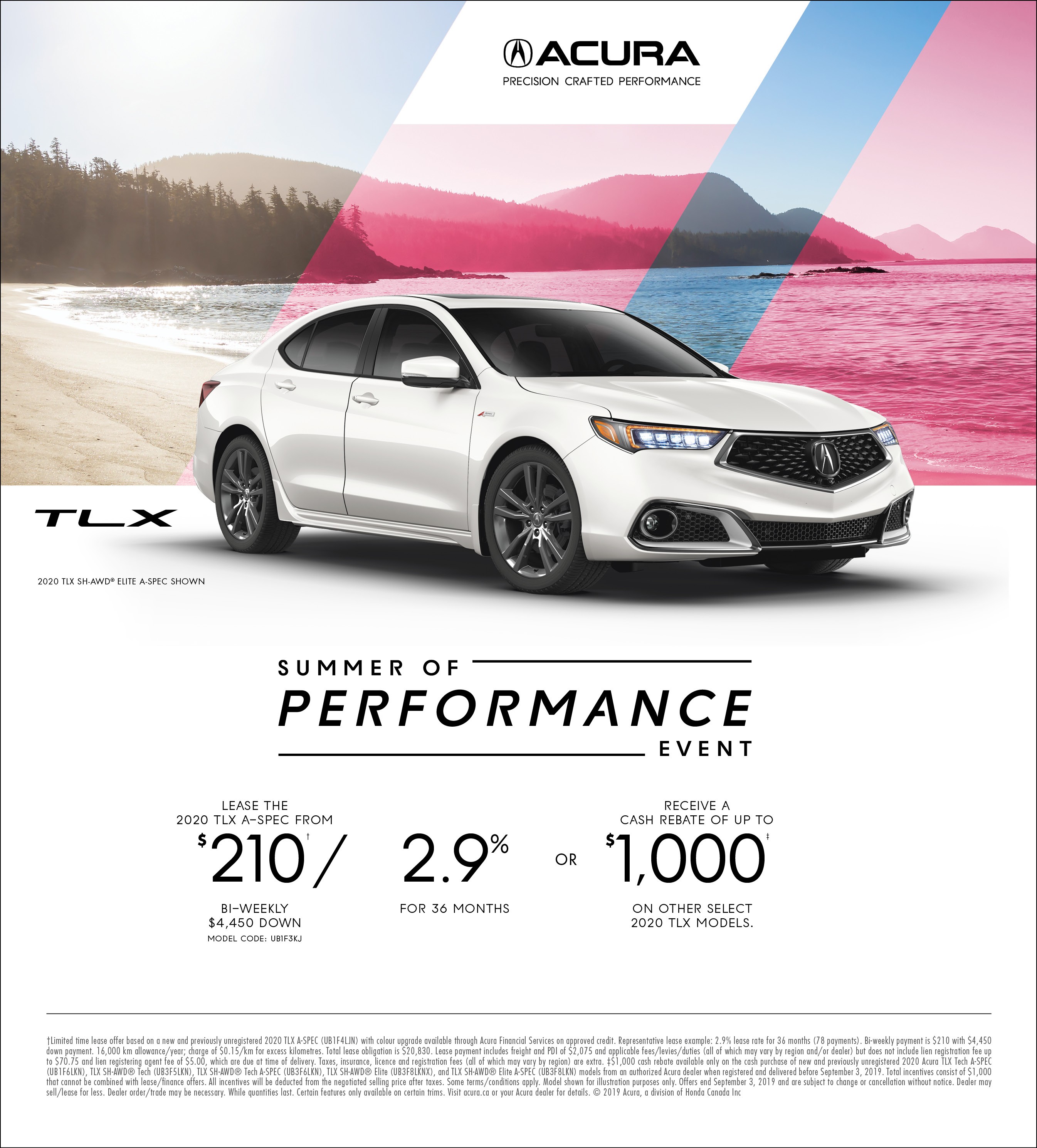 2020 Acura TLX | Summer of Performance Event 2020 Acura TLX | Summer of Performance Event