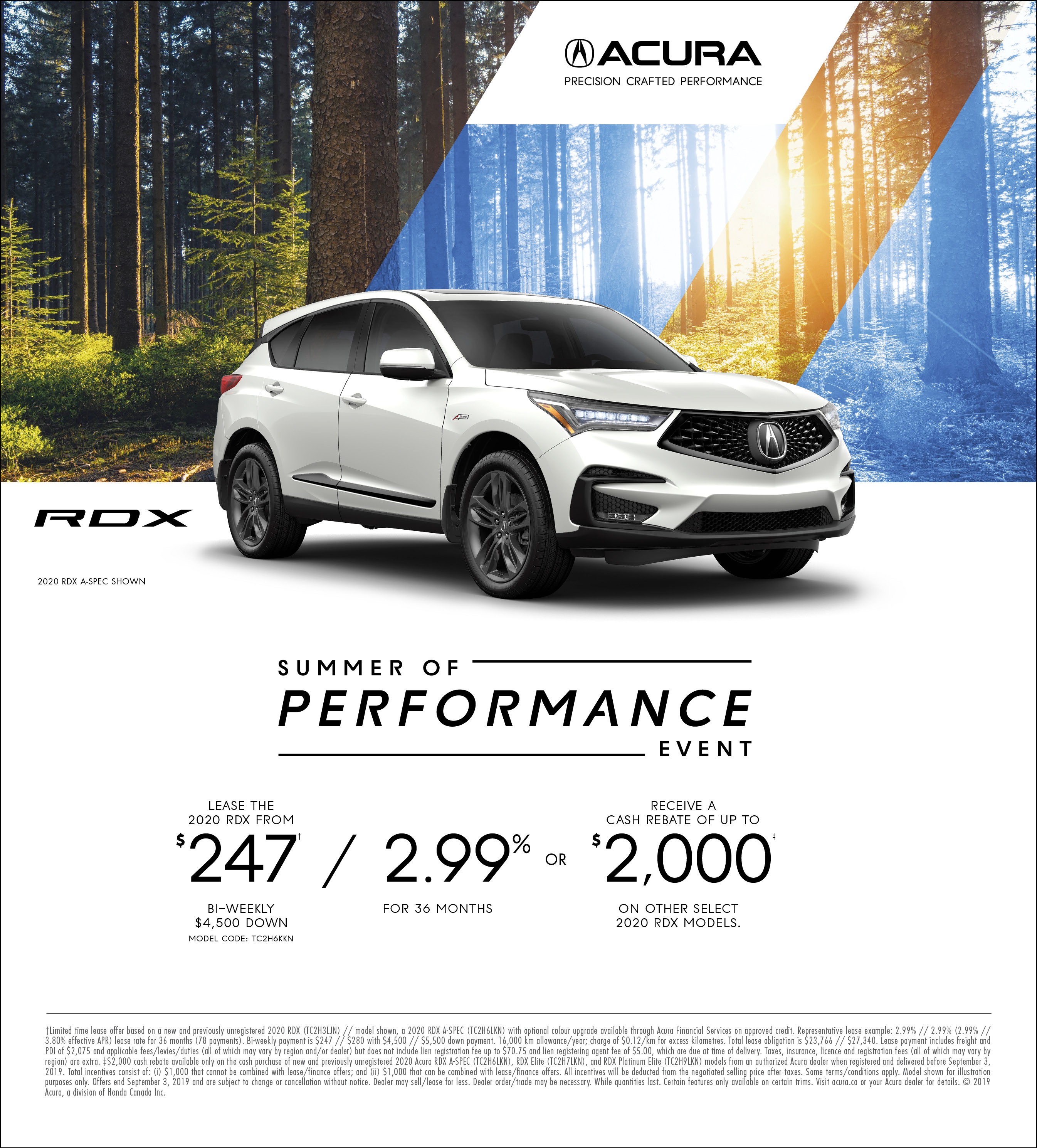 2020 Acura RDX |Summer of Performance Event 2020 Acura RDX |Summer of Performance Event
