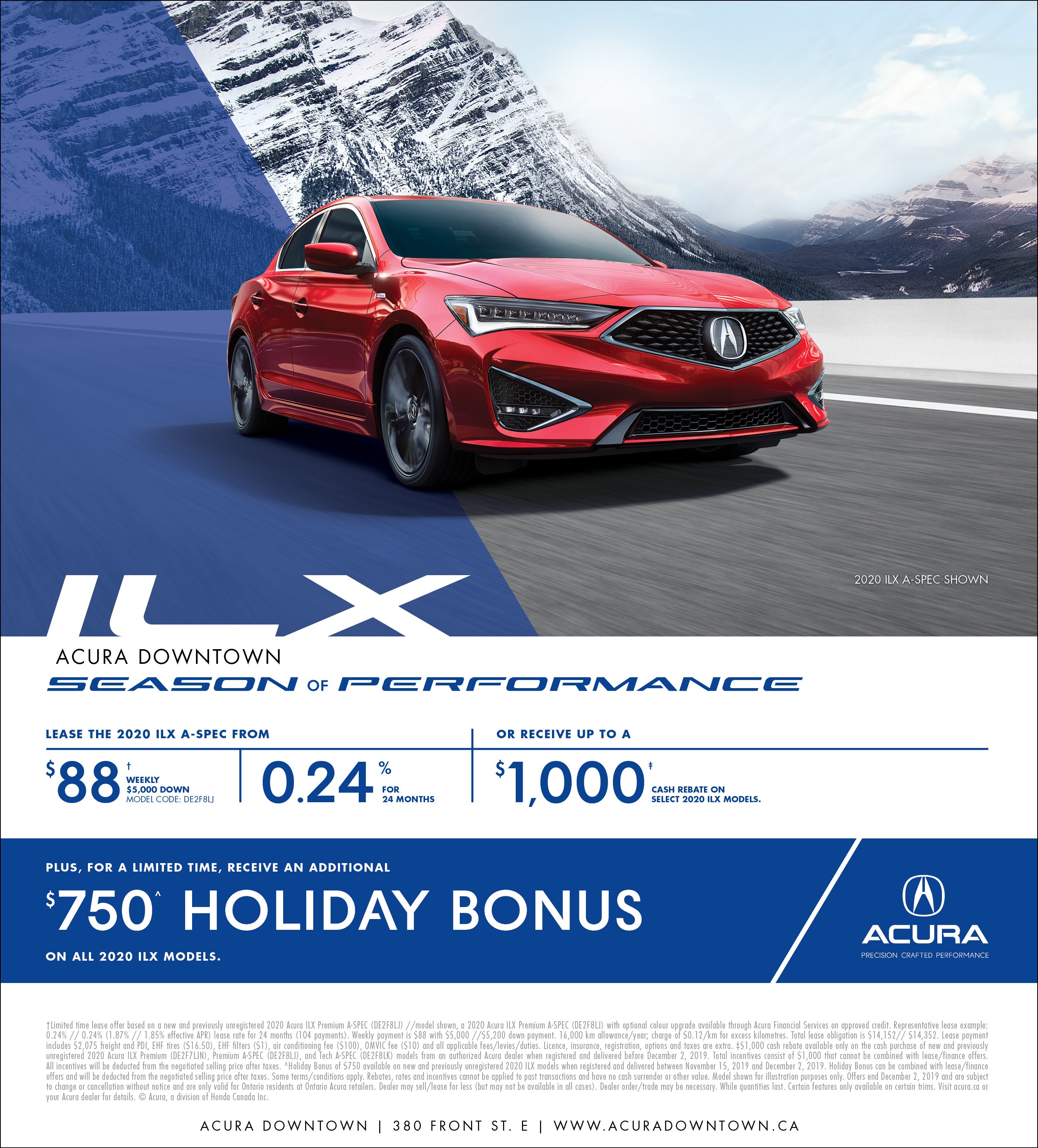 2020 Acura ILX 2020 Acura ILX