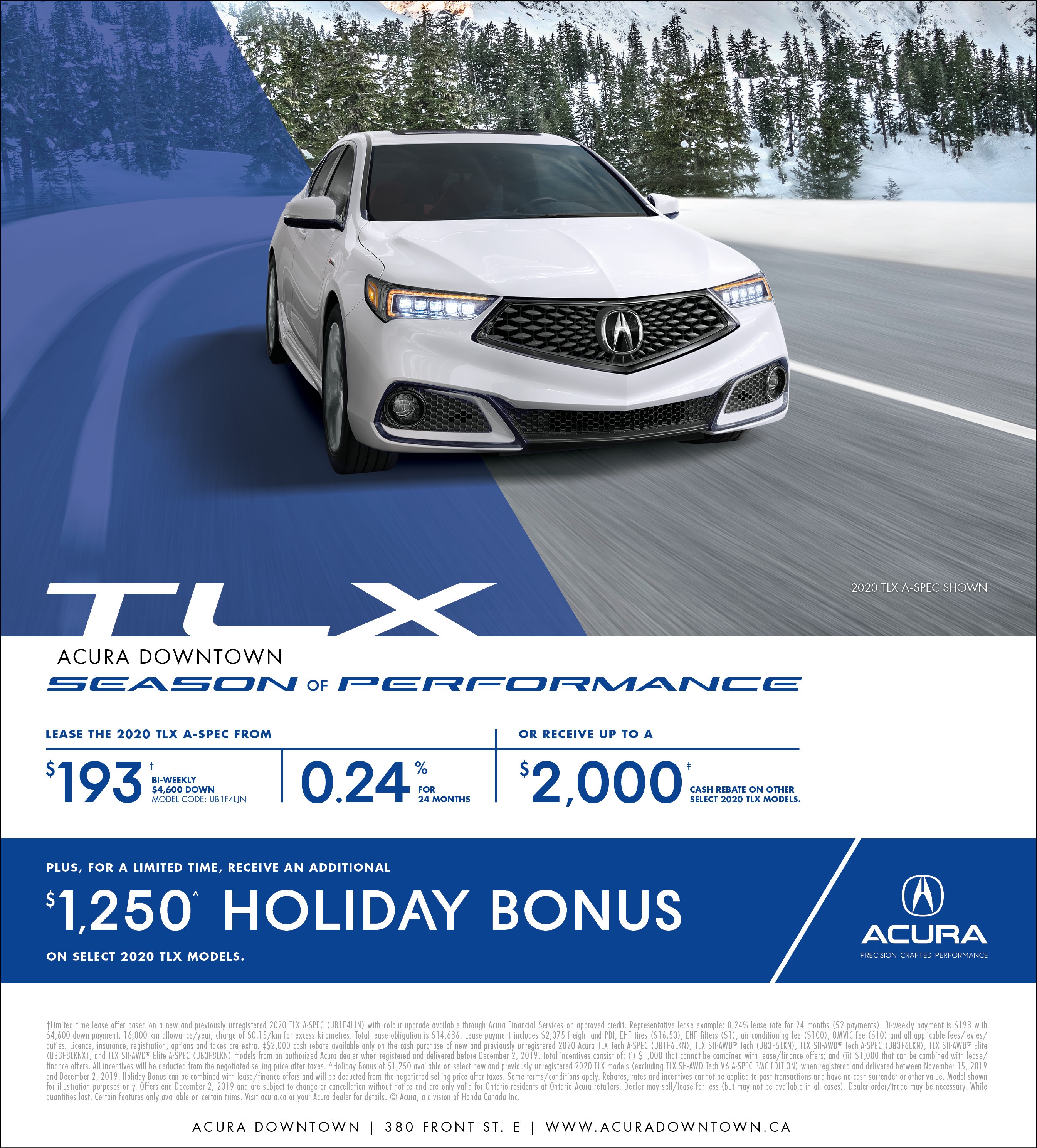 2020 Acura TLX 2020 Acura TLX