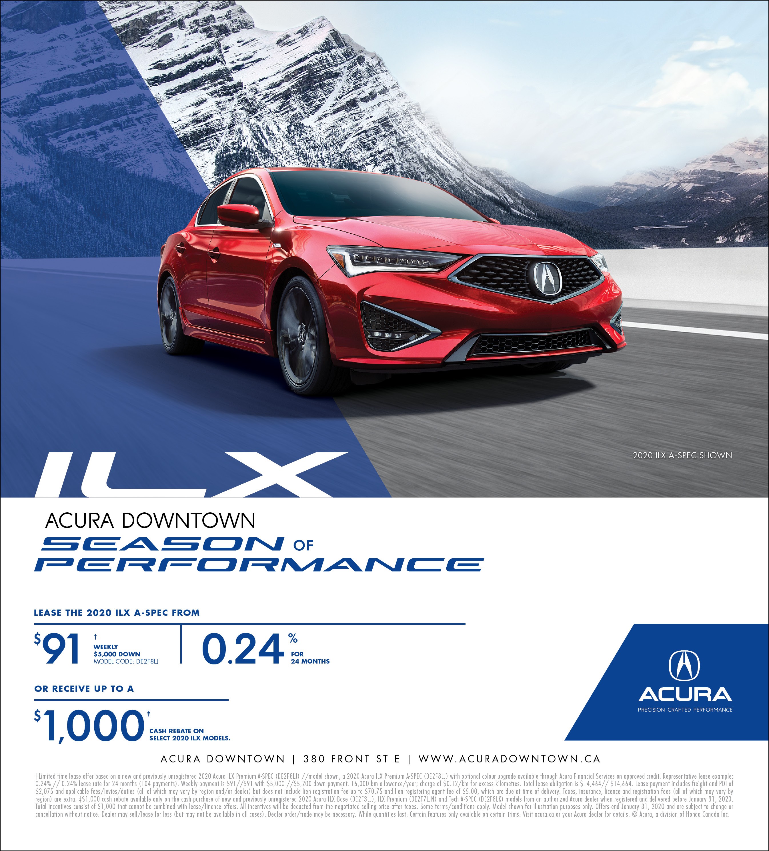 2020 Acura ILX 2020 Acura ILX