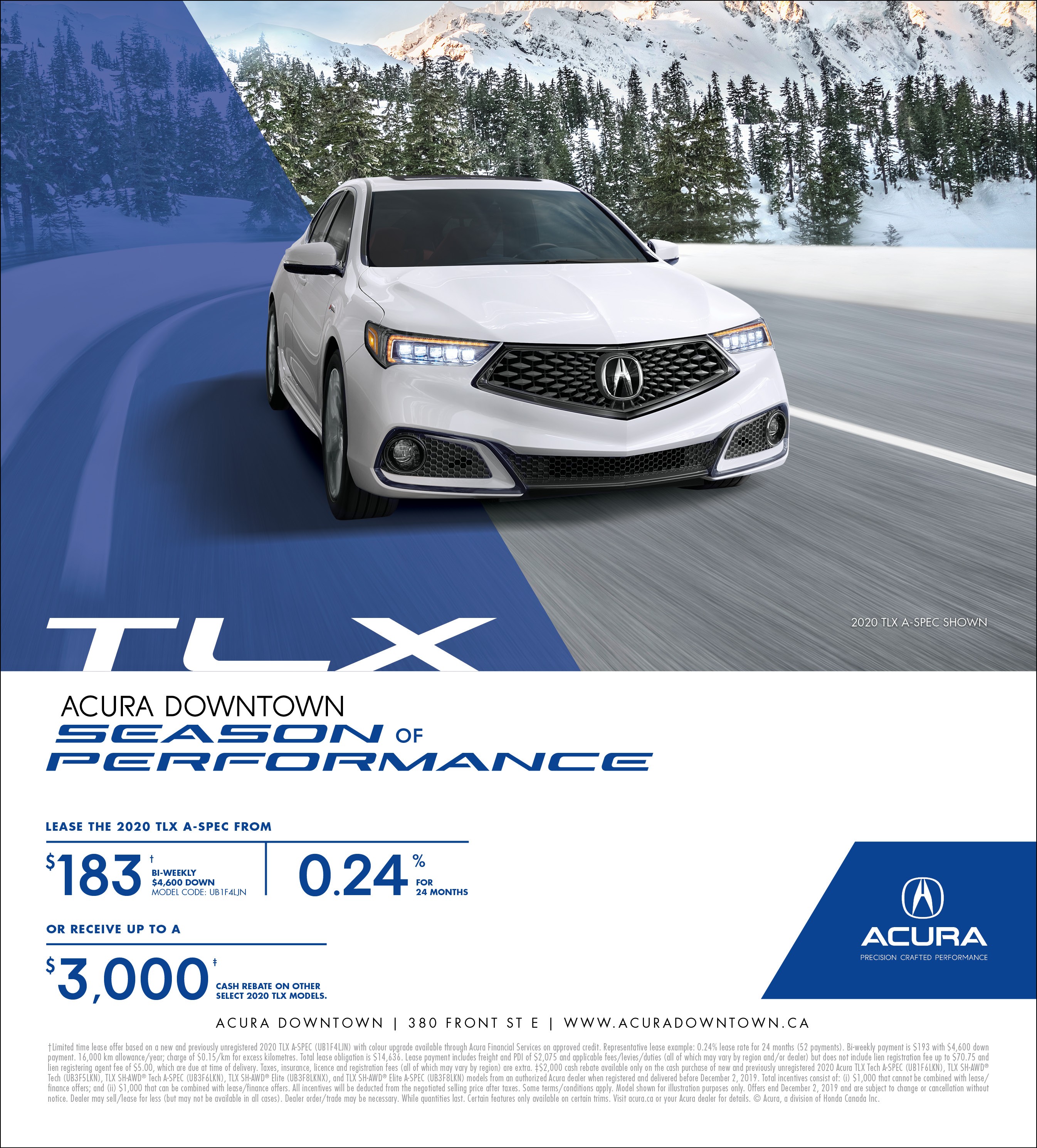 2020 Acura TLX 2020 Acura TLX