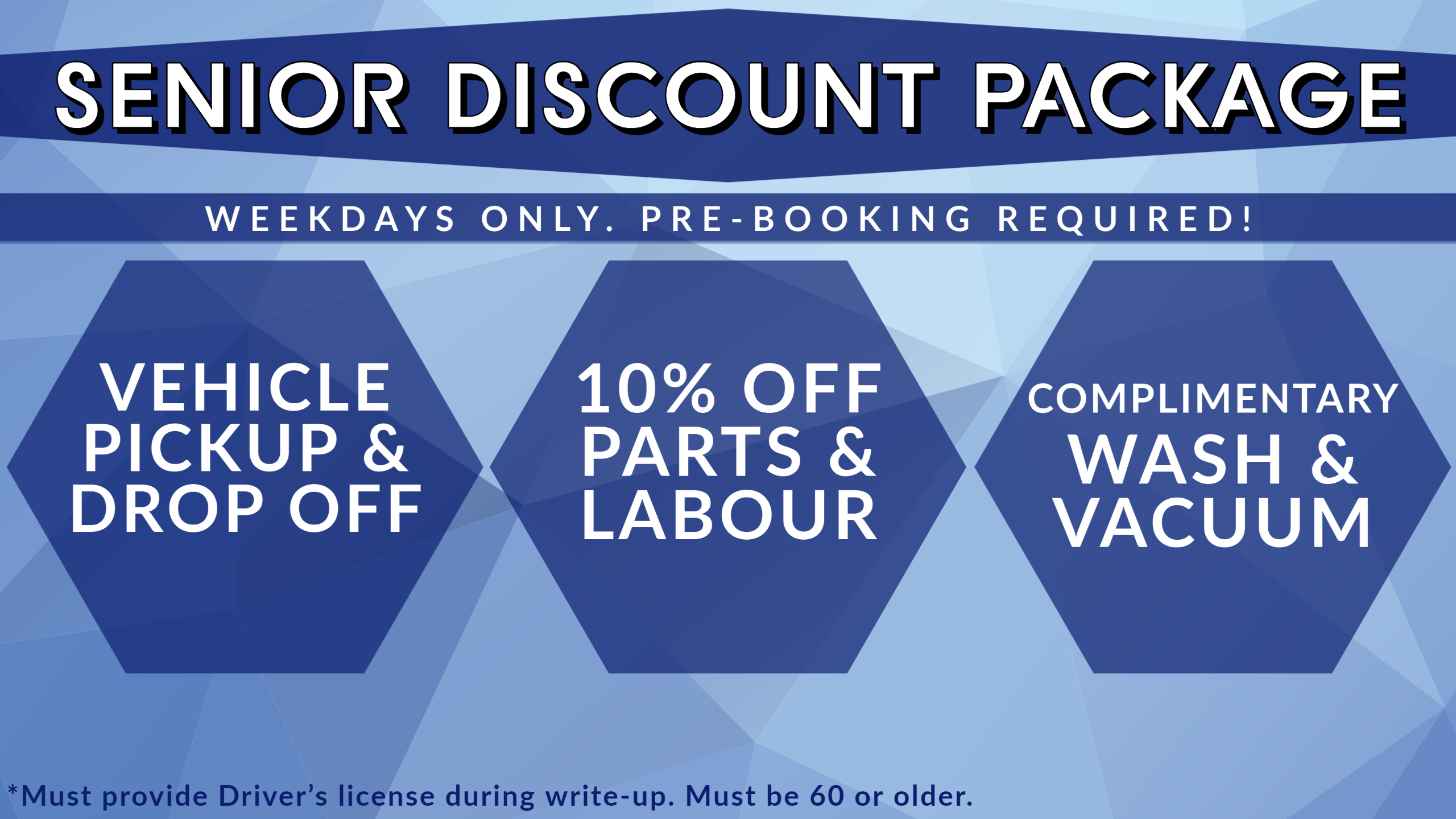 Senior Discount Package Senior Discount Package