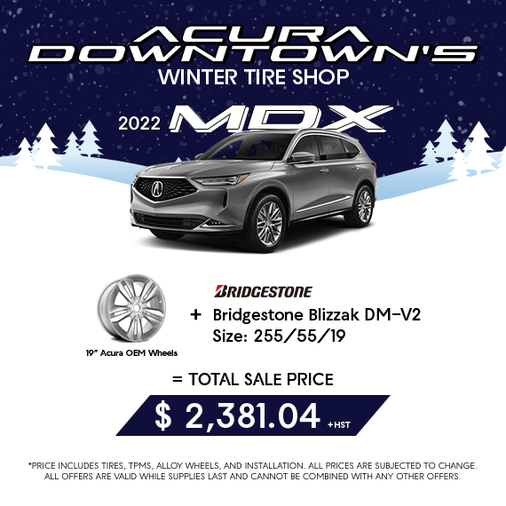 2022 Acura MDX WINTER TIRE 2022 Acura MDX WINTER TIRE