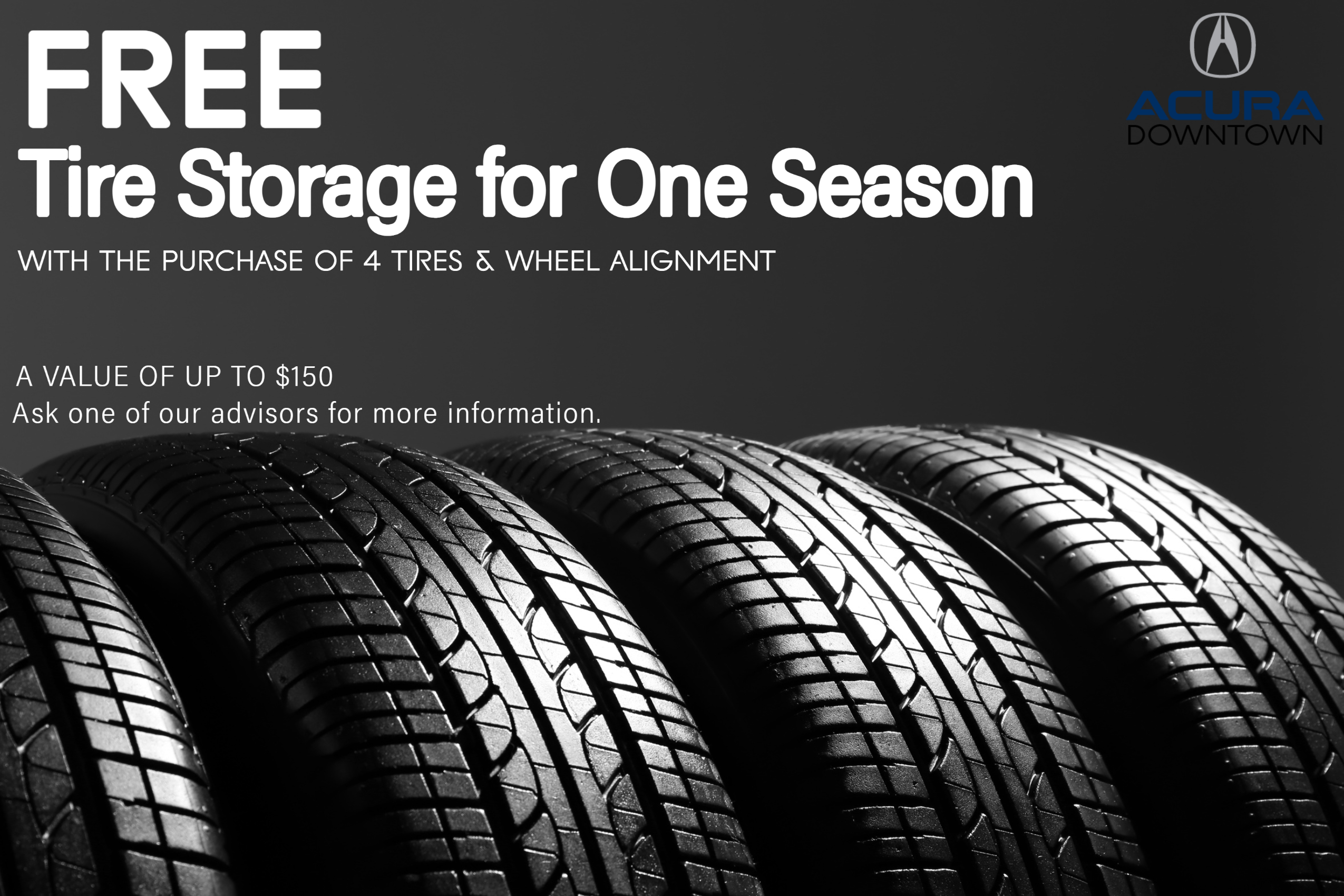 Free Tire Storage for One Season Free Tire Storage for One Season