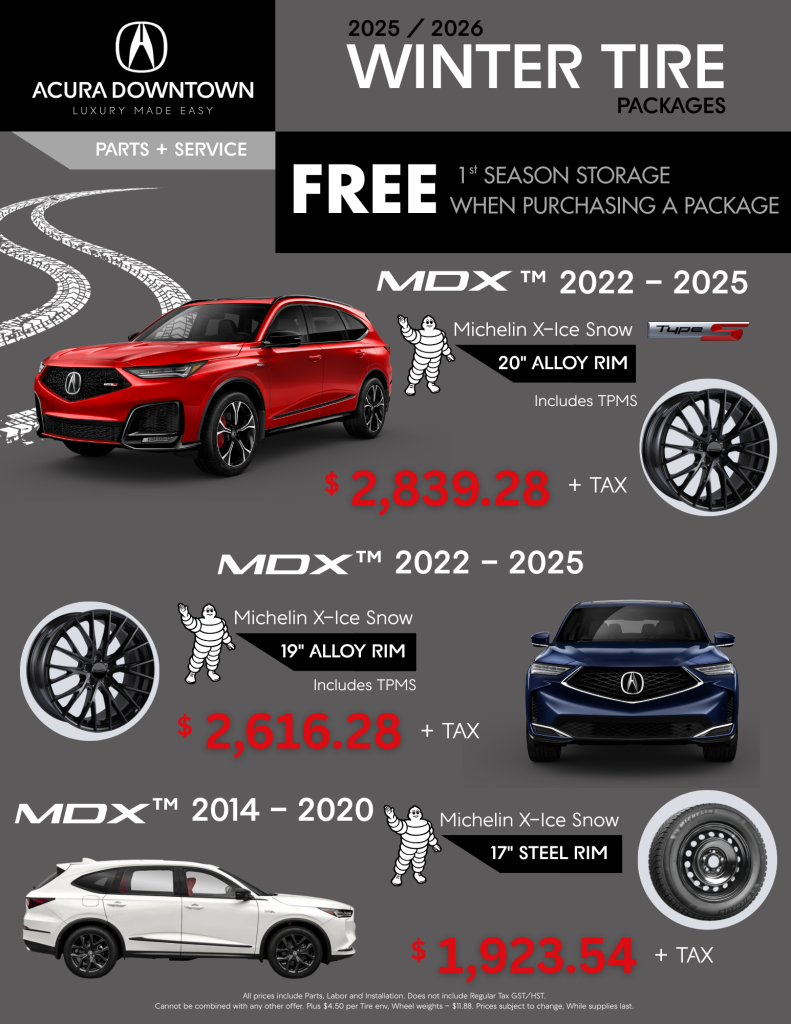 Winter Tire Packages - Acura Downtown